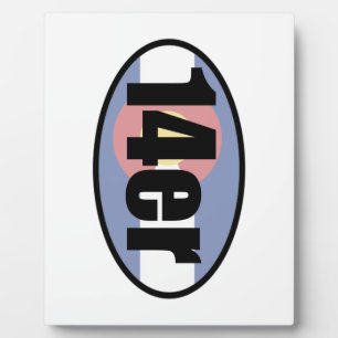 Colorado 14ers fotoplaat