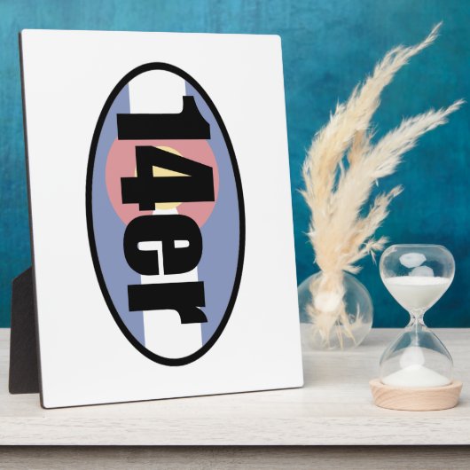 Colorado 14ers fotoplaat (Zijkant)