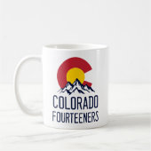 Colorado 14ers Fourteeners Mountain Souvenirs Koffiemok (Links)