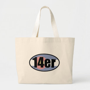 Colorado 14ers grote tote bag