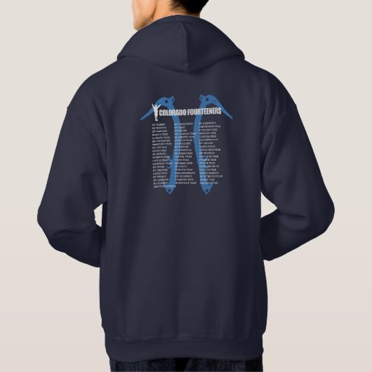 Colorado 14ers hoodie (Achterkant)
