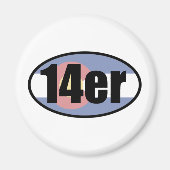 Colorado 14ers magneet (Voorkant)