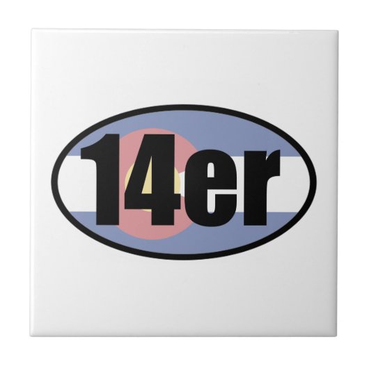 Colorado 14ers tegeltje (Voorkant)