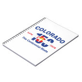 Colorado 150 de Centennial State Notitieboek (Linkerzijde)