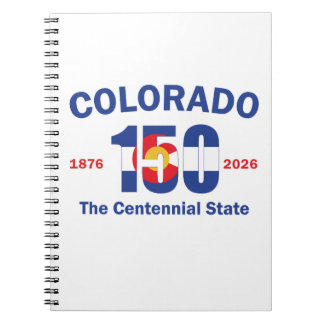 Colorado 150 de Centennial State Notitieboek