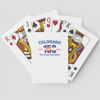 Colorado 150 de Centennial State Pokerkaarten