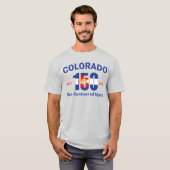 Colorado 150 de Centennial State T-shirt (Voorkant volledig)