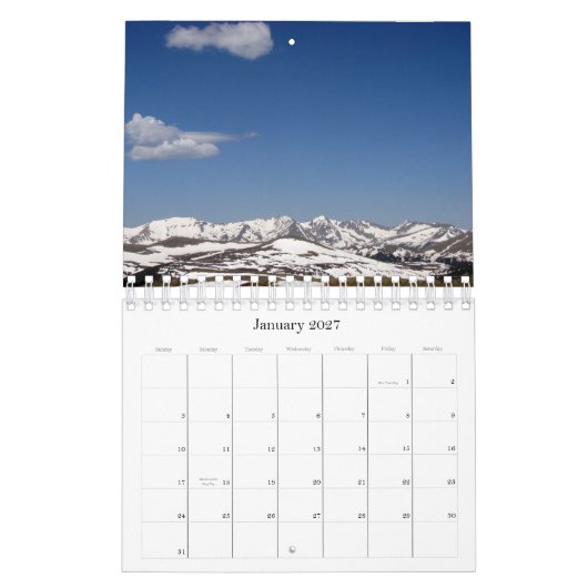 Colorado 2009 kalender (Jan 2027)