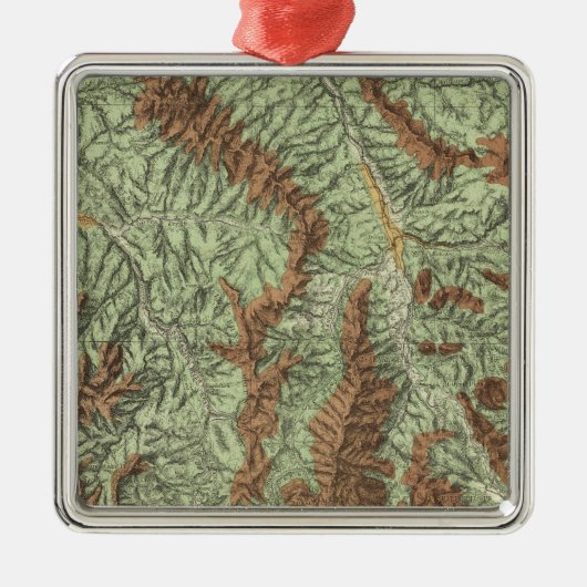Colorado 3 metalen ornament (Voorkant)