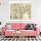 Colorado 4 canvas afdruk (Insitu (Woonkamer))