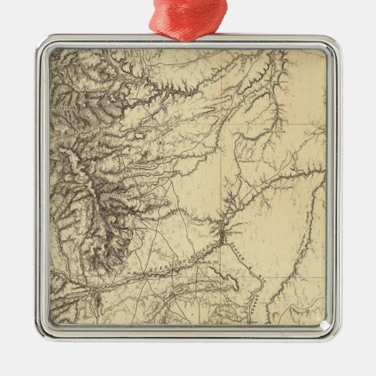 Colorado 4 metalen ornament (Voorkant)