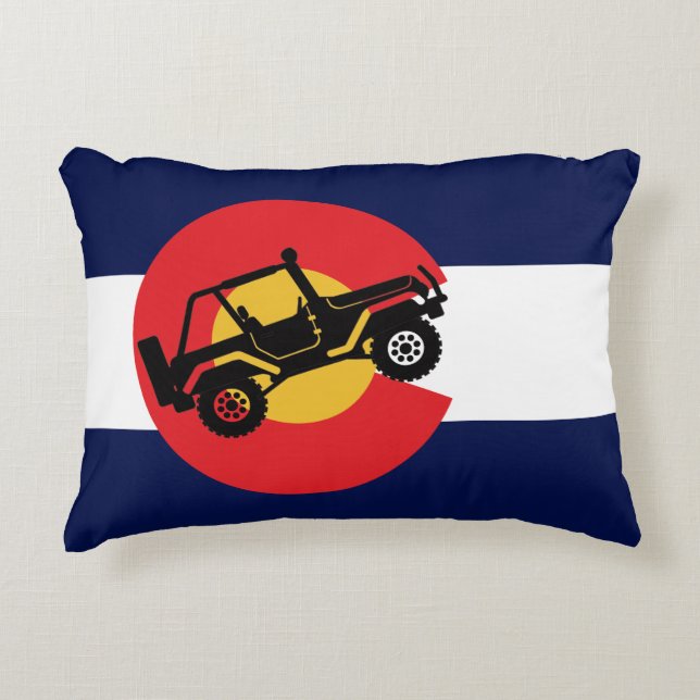 Colorado 4 Wheeling Accent Kussen (Voorkant)