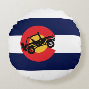 Colorado 4 Wheeling Rond Kussen