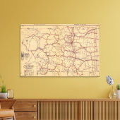 Colorado 5 canvas afdruk (Insitu (Woonkamer))