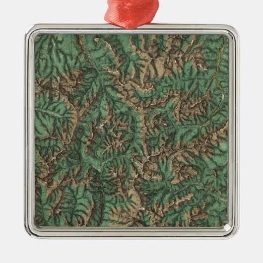 Colorado 5 metalen ornament (Voorkant)