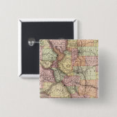 Colorado 5 vierkante button 5,1 cm (Voorkant /achterkant)