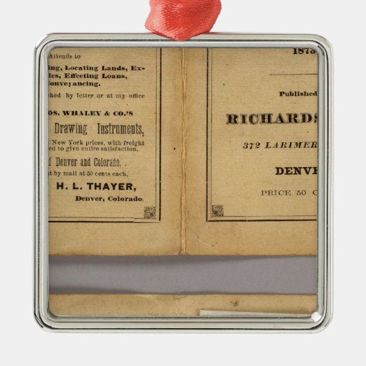 Colorado 8 metalen ornament (Voorkant)