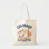Colorado Adventure Tote Bag | Deer and Mountain  (Voorkant)