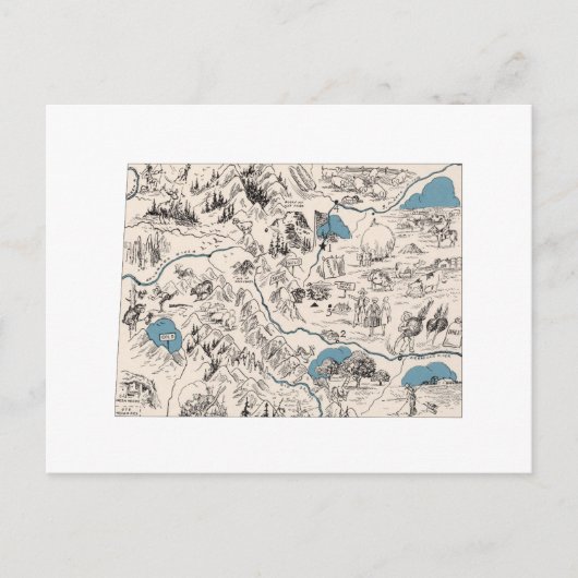 Colorado  Afbeelding Kaart Antiek State Chart (Voorkant)