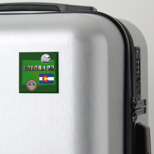 Colorado Afbeelding Tekst, Vlag, Zegel, Kwartier, Magneet