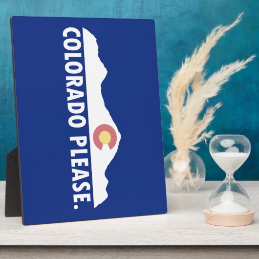 Colorado Alsjeblieft Fotoplaat (Zijkant)