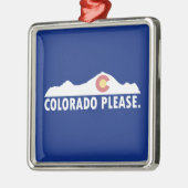 Colorado Alsjeblieft Metalen Ornament (Links)