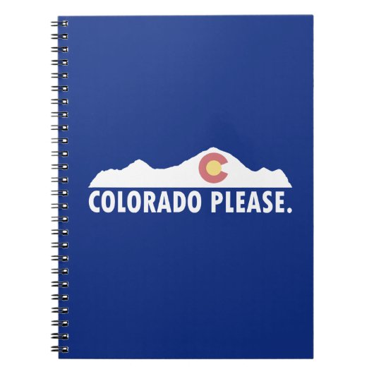 Colorado Alsjeblieft Notitieboek (Voorkant)