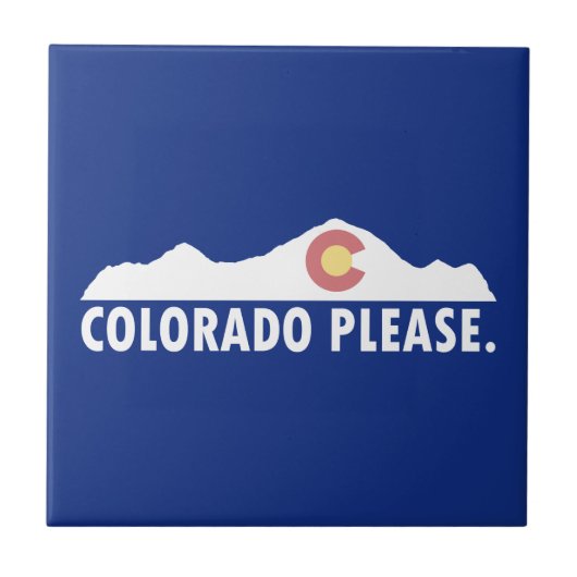 Colorado Alsjeblieft Tegeltje (Voorkant)
