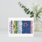 Colorado Annular Eclipse Briefkaart (Staand voorkant)
