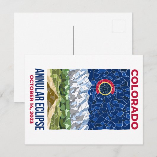 Colorado Annular Eclipse Briefkaart (Voorkant / Achterkant)