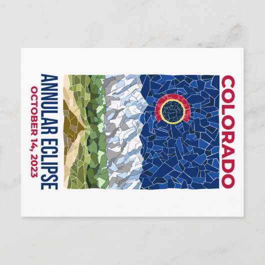 Colorado Annular Eclipse Briefkaart (Voorkant)