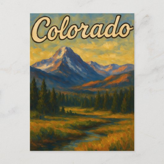 Colorado Ansichtkaart Briefkaart (Voorkant)