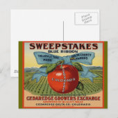 Colorado Apple Design Briefkaart (Voorkant / Achterkant)