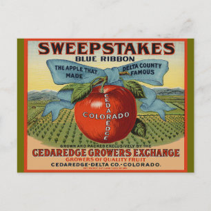 Colorado Apple Design Briefkaart