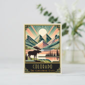 Colorado | Art. Deco Briefkaart (Staand voorkant)