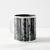 Colorado Aspen Coffee Cup Tweekleurige Koffiemok (Voorkant links)
