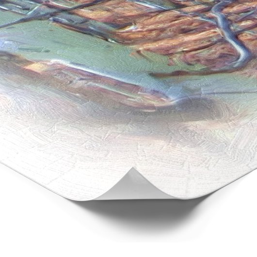 Colorado aspen schilderachtig poster (Hoek)