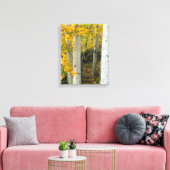 Colorado Aspens Designer Wrapped Canvas Afdruk (Insitu (Woonkamer))
