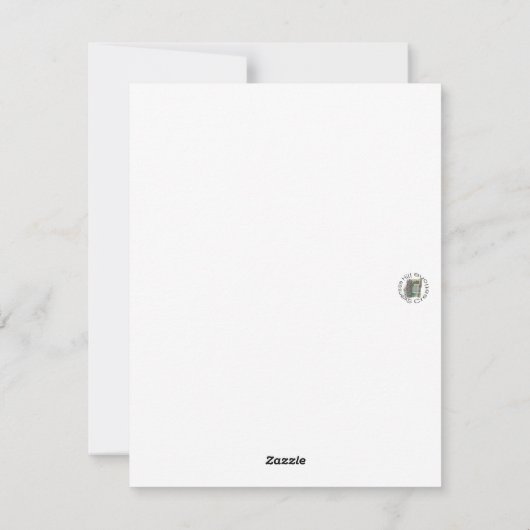 Colorado B & B Kerstkaart (Achterkant)