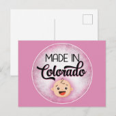 Colorado Baby Funny Pink New Girl Briefkaart (Voorkant / Achterkant)