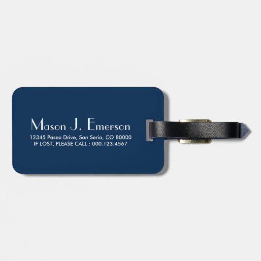 colorado bagagelabel (Achterkant horizontaal)