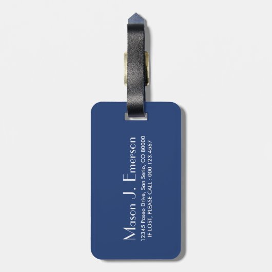 colorado bagagelabel (Achterkant verticaal)