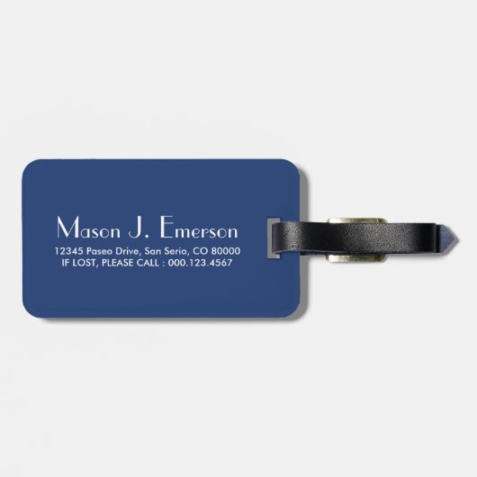 colorado bagagelabel (Achterkant horizontaal)