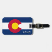 Colorado-Bagagelabels, patriottische Colorado-vlag Bagagelabel (Voorkant horizontaal)