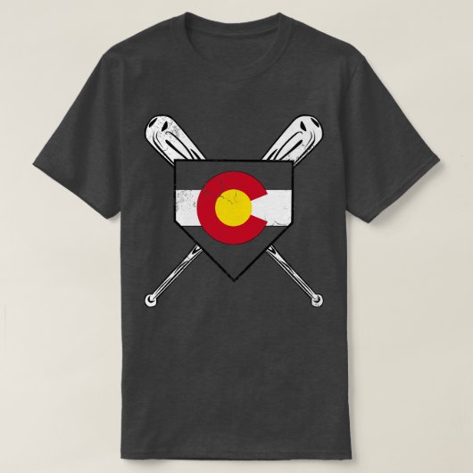 Colorado Baseball Home Bord T-shirt (Design voorkant)
