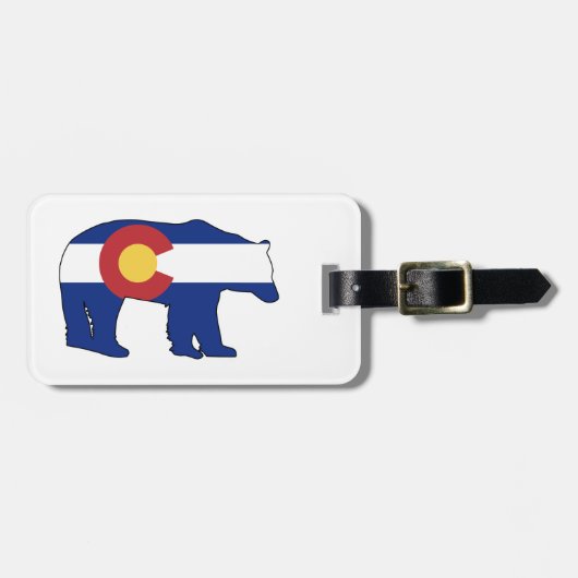 Colorado Beer Flag Bagagelabel (Voorkant horizontaal)
