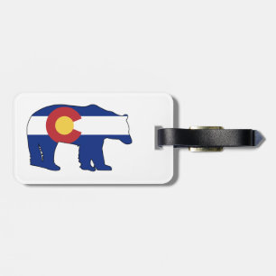Colorado Beer Flag Bagagelabel