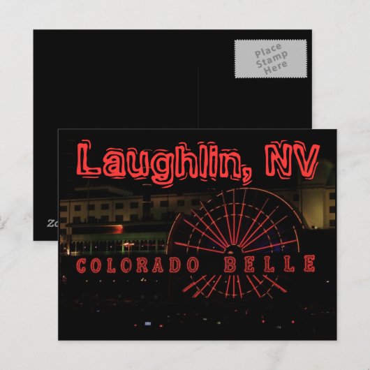 Colorado Belle Briefkaart (Voorkant / Achterkant)