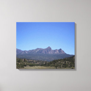 Colorado Berg Landscape Color 16x20 Canvas Afdruk