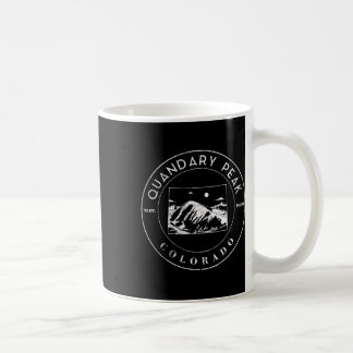 Colorado Berg Staatsvorm Wandelende Quandary Peak Koffiemok